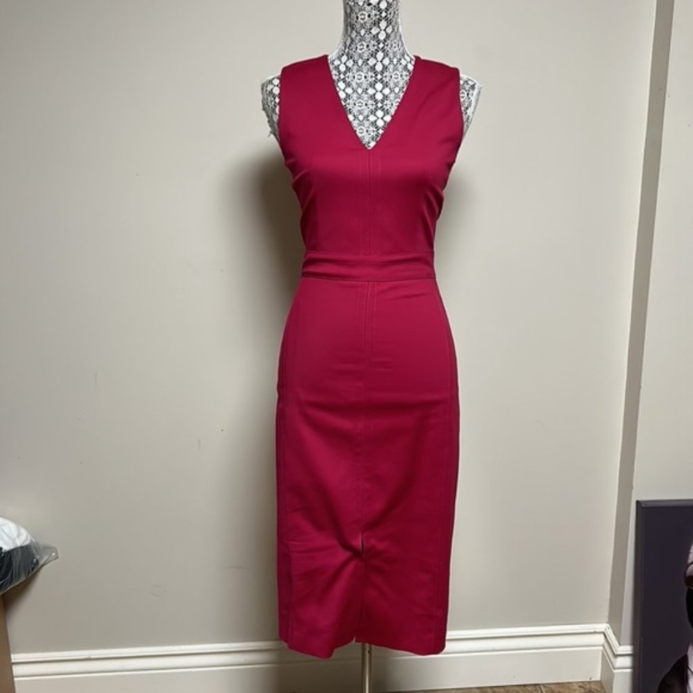 New Judith & Charles Breuer sheath dress in raspberry xs